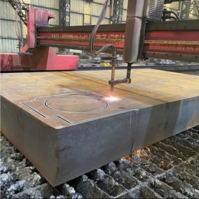Q355B Xếp hàn tấm thép cacbon tùy chỉnh trọng lượng đơn 100 tấn