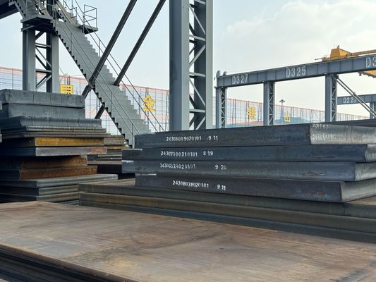 Thép kim loại hợp kim thấp quét nóng Q355B Thép carbon nhẹ